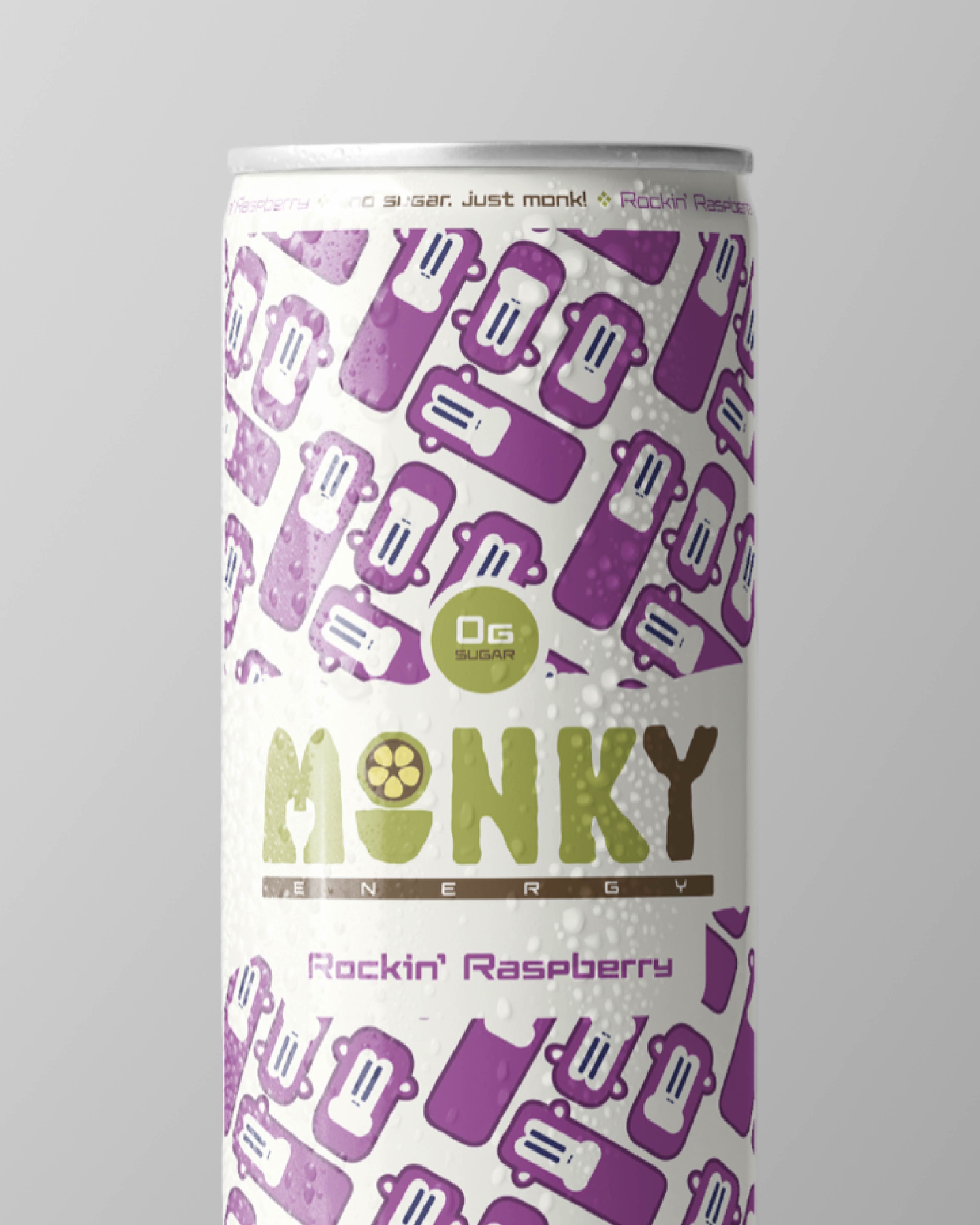 Monky Energy cans