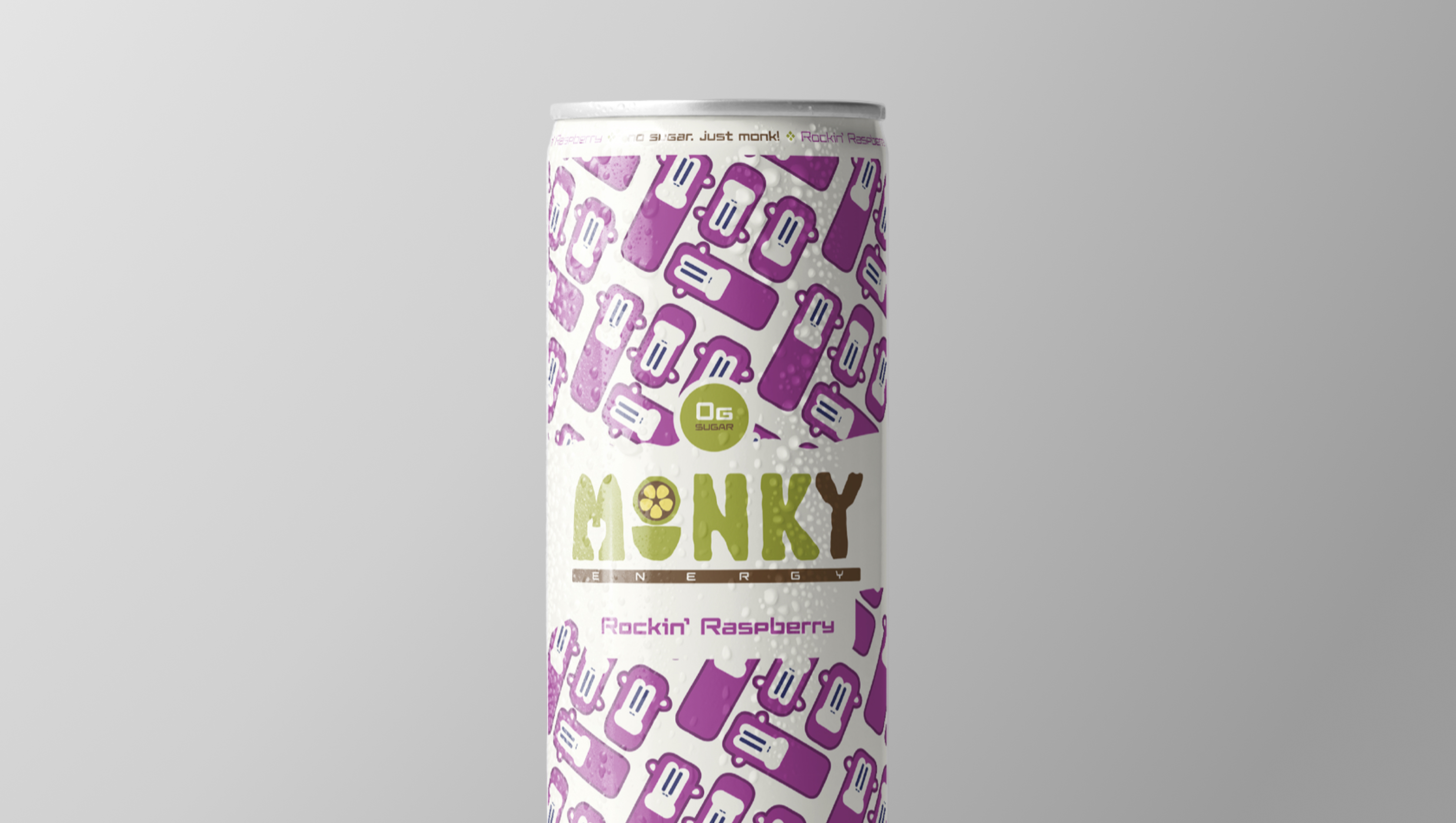 Monky Energy brand identity